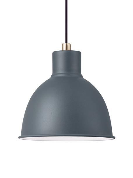 Lampa wisząca Pop, Szary, odcienie mosiądzu, Ø 21 x W 24 cm