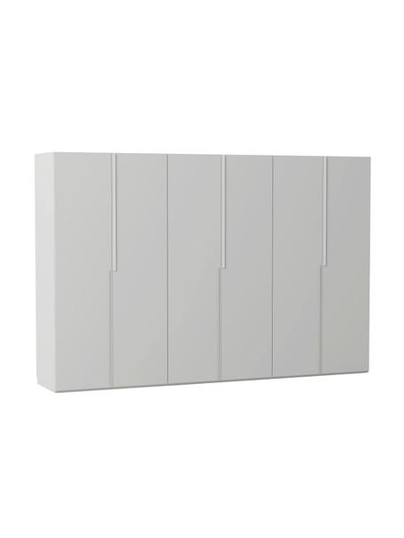 Modularer Drehtürenschrank Leon, 300 cm Breite, mehrere Varianten, Korpus: Spanplatte, FSC-zertifizi, Grau, Classic Interior, B 300 x H 236 cm