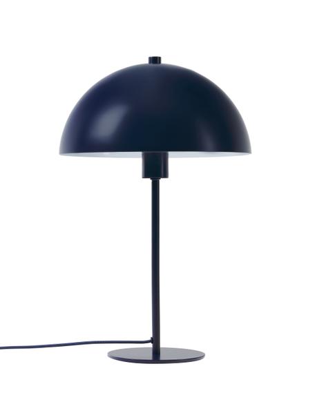 Tafellamp Matilda, Lampenkap: gepoedercoat metaal, Lampvoet: gepoedercoat metaal, Donkerblauw, Ø 29 x H 45 cm