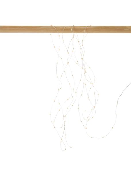 LED-Lichterkette String, warmweiß, Kunststoff, Silberfarben, L 495 cm