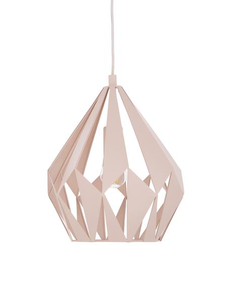 Lampa wisząca w stylu scandi Carlton, Odcienie morelowego, Ø 31 x W 40 cm