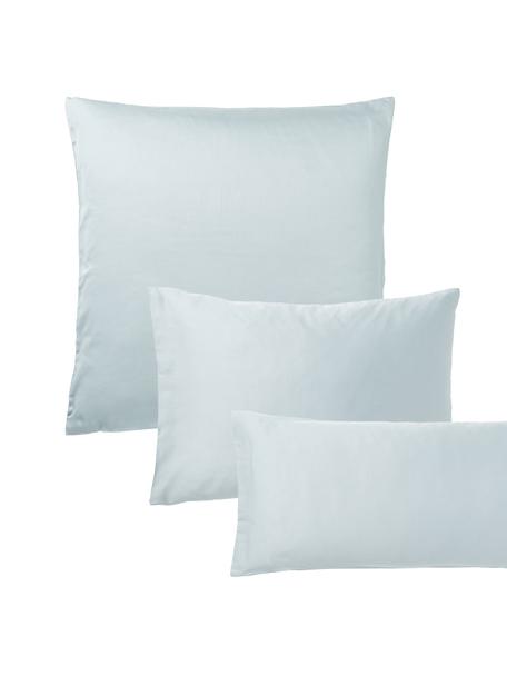 Obliečka na vankúš z bavlneného saténu Comfort, Svetlomodrá, Š 40 x D 80 cm