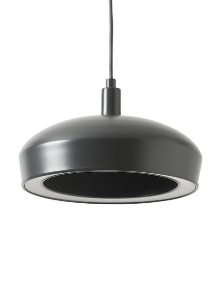 Suspension LED ronde anthracite Alva, Noir, Ø 28 x haut. 150 cm