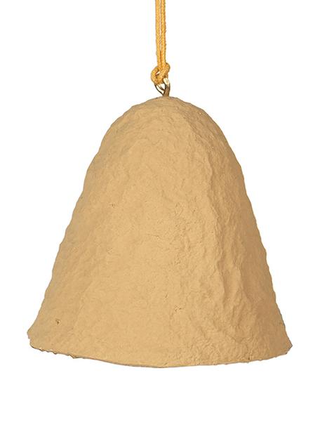 Ozdoba choinkowa Pulp, 2 szt., Bawełna, Brązowy, Ø 6 x W 6 cm