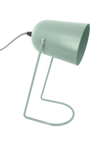 Kleine Retro-Tischlampe Enchant, Lampenschirm: Metall, beschichtet, Lampenfuß: Metall, beschichtet, Grün, Ø 18 x H 30 cm