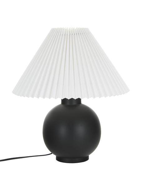 Lampe à poser avec abat-jour plissé Vivid, Noir, Ø 36 x haut. 40 cm