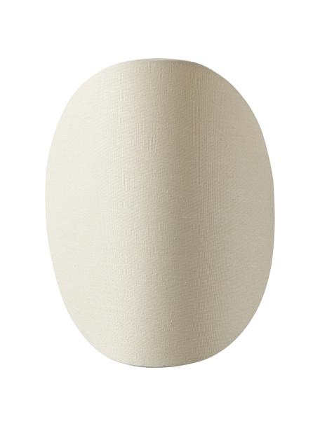 Applique murale design en lin Kenzie, Beige clair, larg. 23 x haut. 30 cm