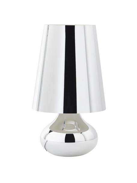 Design LED tafellamp Cindy, Lamp: kunststof, Chroomkleurig, Ø 24 x H 42 cm