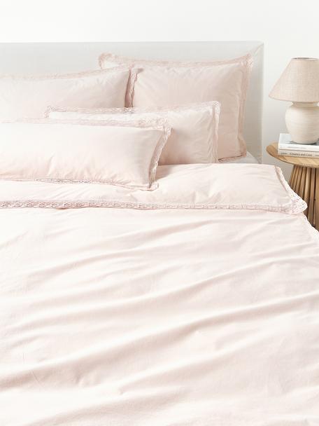 Copripiumino in cotone con volant Adoria, 100% cotone 

La biancheria da letto in cotone è piacevolmente morbida sulla pelle, assorbe bene l'umidità ed è adatta per chi soffre di allergie

Il tessuto morbido ed elastico al tatto, rendendo questa biancheria da letto particolarmente affascinante.

Il materiale utilizzato in questo prodotto è testato per le sostanze nocive e certificato secondo lo STANDARD 100 by OEKO-TEX®, 137, CITEVE, Rosa, Larg. 200 x Lung. 200 cm