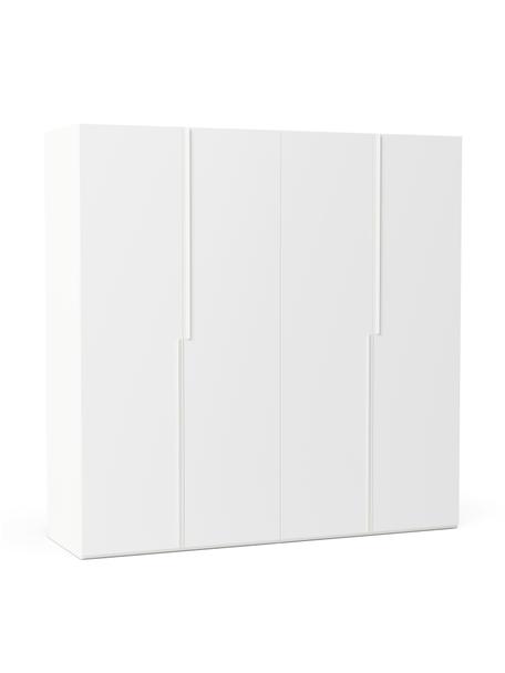 Armoire modulaire blanche Leon, largeur 200 cm, plusieurs variantes, Blanc, Basic Interior, hauteur 200 cm