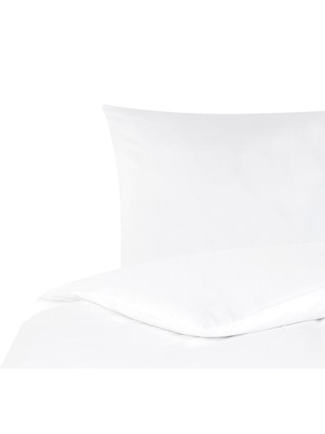 Baumwollsatin-Bettwäsche Comfort in Weiß, Webart: Satin Fadendichte 250 TC,, Weiß, 135 x 200 cm + 1 Kissen 80 x 80 cm