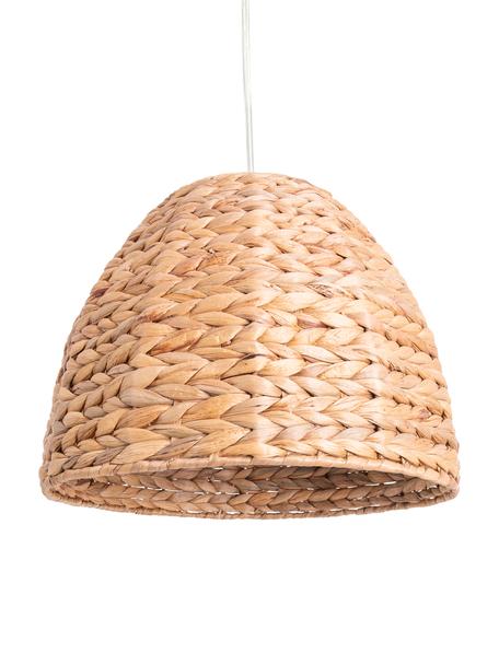 Lámpara de techo Corb, Pantalla: jacinto de agua, Anclaje: plástico, Cable: plástico, Marrón claro, Ø 35 x Al 26 cm