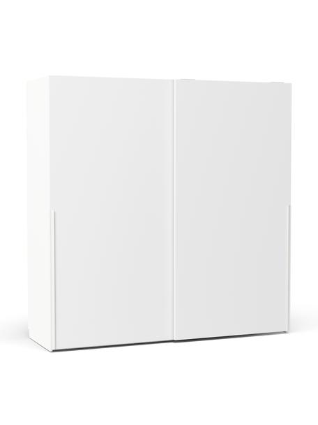 Modularer Schwebetürenschrank Leon, 200 cm Breite, mehrere Varianten, Korpus: Spanplatte, FSC-zertifizi, Weiß, Basic Interior, B 200 x H 200 cm