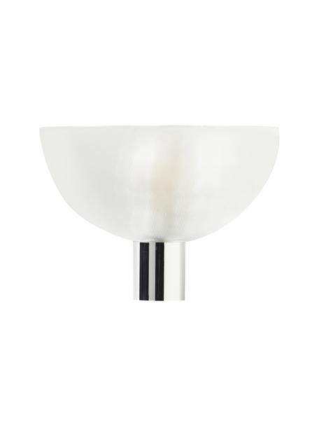 Stmívatelná LED nástěnné svítidlo Fata, Transparentní, chromová, Š 16 cm, H 17 cm