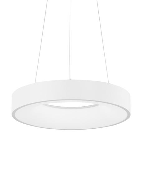 Lámpara de techo regulable LED Rando, Pantalla: aluminio recubierto, Anclaje: aluminio recubierto, Cable: plástico, Blanco, Ø 60 x Al 6 cm