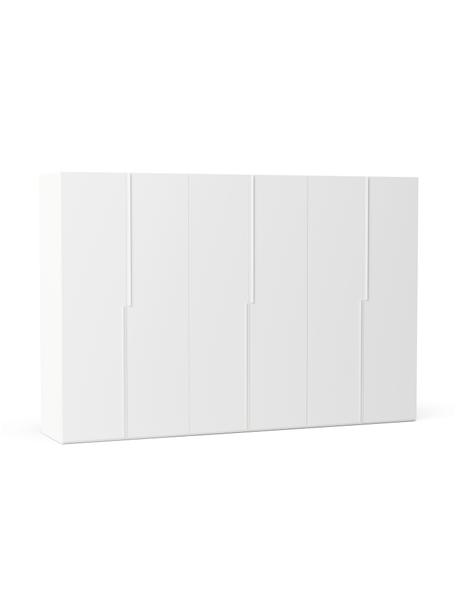 Armoire modulaire blanche Leon, largeur 300 cm, plusieurs variantes, Bois, blanc, Basic Interior, hauteur 200 cm