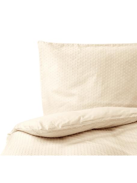 Ropa de cama de plumeti Aloide, Amarillo, beige, Cama 135/140 cm (200 x 200 cm), 3 pzas.