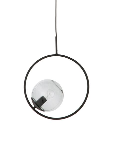 Suspension moderne noire Chloe, Gris, noir, larg. 40 x haut. 51 cm
