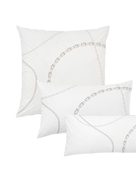 Funda de almohada de percal Ciana, Beige, An 45 x L 110 cm
