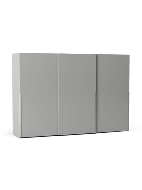 Modularer Schwebetürenschrank Leon, 300 cm Breite, mehrere Varianten, Korpus: Spanplatte, FSC-zertifizi, Grau, Basic Interior, B 300 x H 200 cm