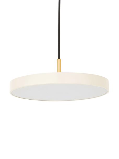 Lampada a sospensione a LED di design Asteria, Paralume: alluminio verniciato, Bianco perlato, dorato, Ø 31 x Alt. 14 cm