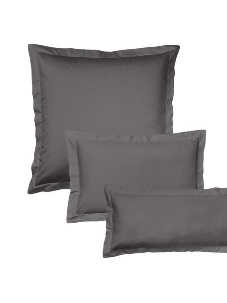 Funda de almohada de satén Premium, Gris, An 45 x L 110 cm