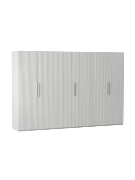 Armario modular Simone, 6 puertas (300 cm), diferentes variantes, Estructura: aglomerado con certificad, Madera, gris, Interior Basic (An 300 x Al 200 cm)