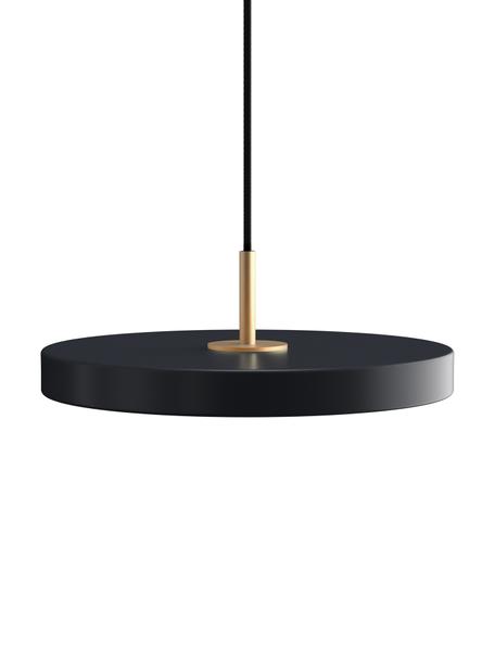 Suspension LED design Asteria, Anthracite, couleur dorée, Ø 31 x haut. 14 cm