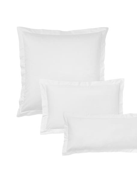 Katoensatijnen kussenhoes Premium, Weeftechniek: satijn Draaddichtheid 400, Wit, B 60 x L 70 cm