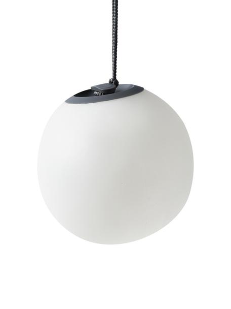 Suspension LED mobile à intensité et couleur variables Norai, avec télécommande, Blanc, gris foncé, Ø 24 x haut. 24 cm