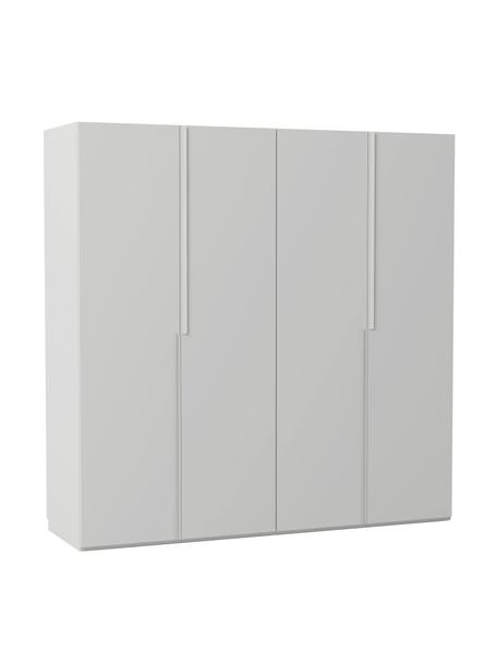 Modularer Drehtürenschrank Leon, 200 cm Breite, mehrere Varianten, Korpus: Spanplatte, FSC-zertifizi, Grau, Premium Interior, B 200 x H 236 cm