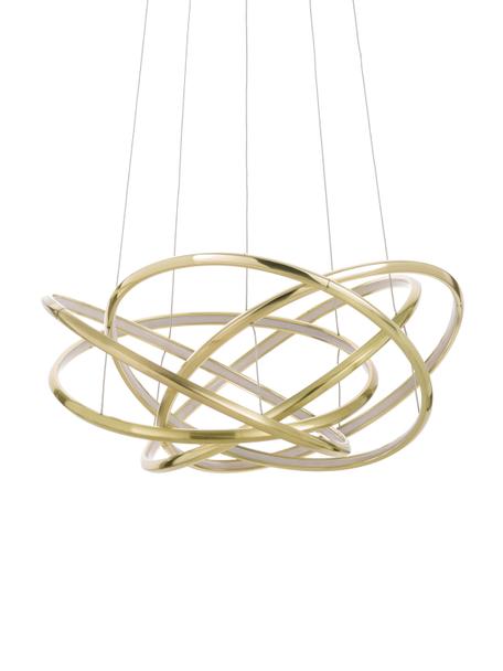 Lampa wisząca LED Saturn, Odcienie złotego, Ø 72 x W 75 cm