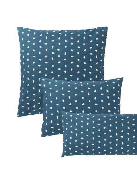 Poszewka na poduszkę z bawełny Amma, Niebieski, S 40 x D 80 cm