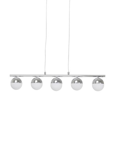 Pendelleuchte Kaya, Baldachin: Metall, beschichtet, Chromfarben, B 80 x H 150 cm