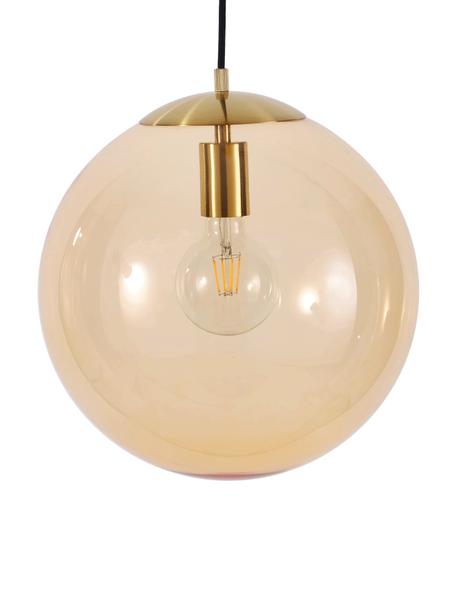 Suspension boule en verre Bao, Couleur dorée, Ø 35 cm