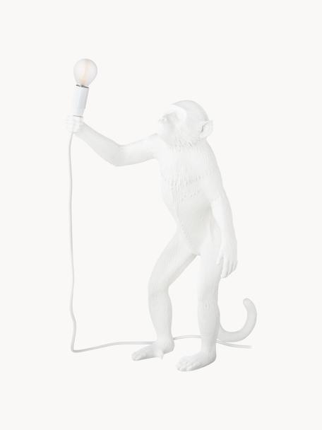 Lampa stołowa Monkey, Biały, S 46 x W 54 cm
