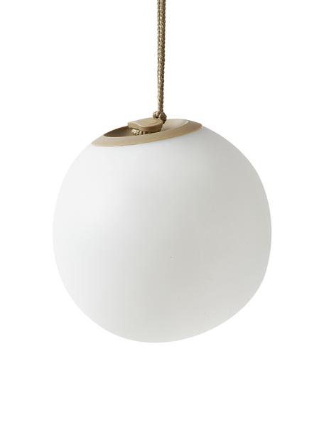 Moblina lampa wisząca LED z funkcją przyciemniania Norai, Biały, beżowy, Ø 24 x W 24 cm