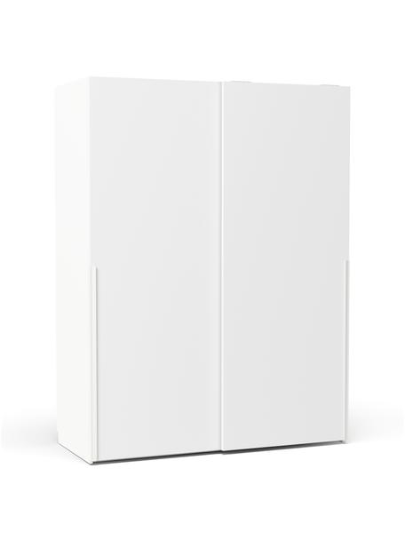Modulární šatní skříň s posuvnými dveřmi Leon, šířka 150 cm, různé varianty, Bílá, Interiér Basic, V 200 cm