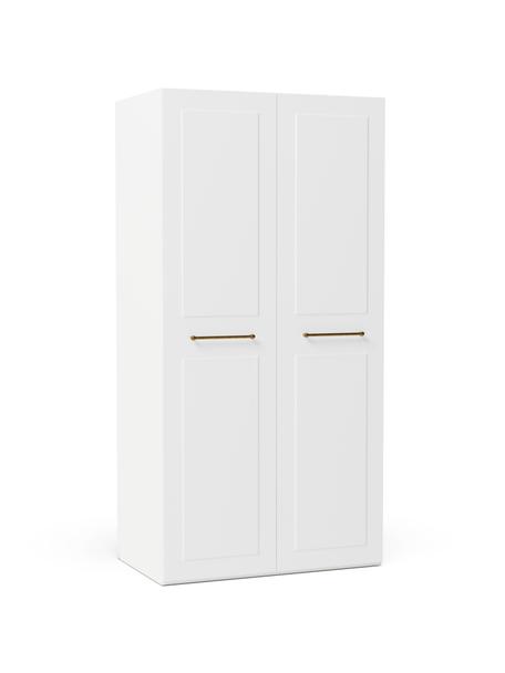 Modulární skříň s otočnými dveřmi Charlotte, šířka 100 cm, více variant, Bílá, Interiér Premium, Š 100 x V 200 cm