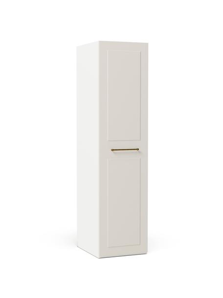 Armadio componibile con anta battente Charlotte, larg. 50 cm, in diverse varianti, Beige, Interno Basic, larg. 50 x alt. 200 cm