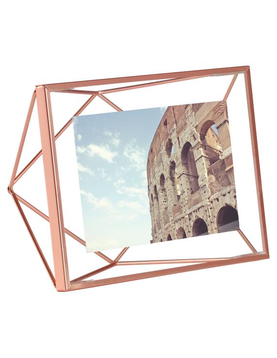 Umbra Prisma 3D Deko Bilderrahmen weiß modern Metall Fotorahmen für 13x18 Bild