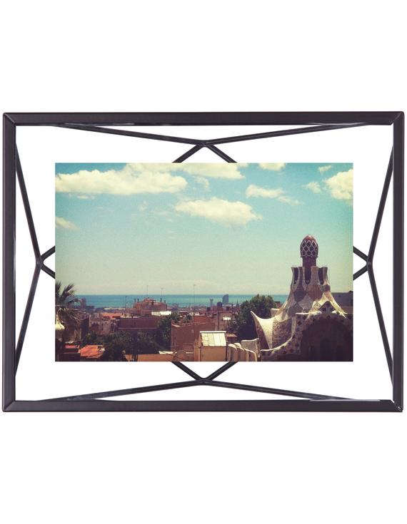 Umbra Prisma 3D Deko Bilderrahmen weiß modern Metall Fotorahmen für 13x18 Bild