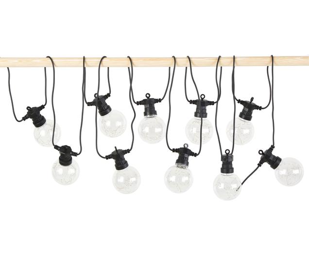 Outdoor LED-Lichterkette Crackle Chain, 750 cm, 10 Lampions
