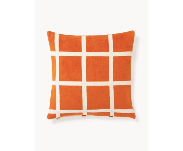 Housse de coussin 45x45 à motif carreaux Edison