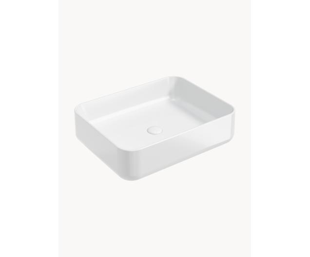 Lavabo da appoggio in ceramica Teramo, larg. 50 cm