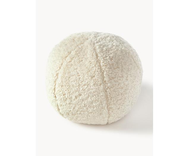 Coussin rond en peluche Dotty | Westwing