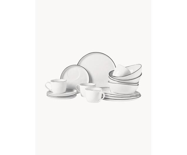 Set colazione 15 pz in porcellana decorata PUTTO