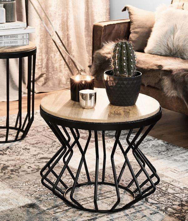 Industriële salontafel