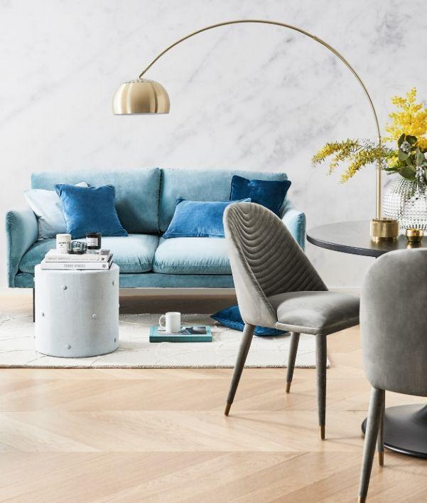 canape-velours-moderne