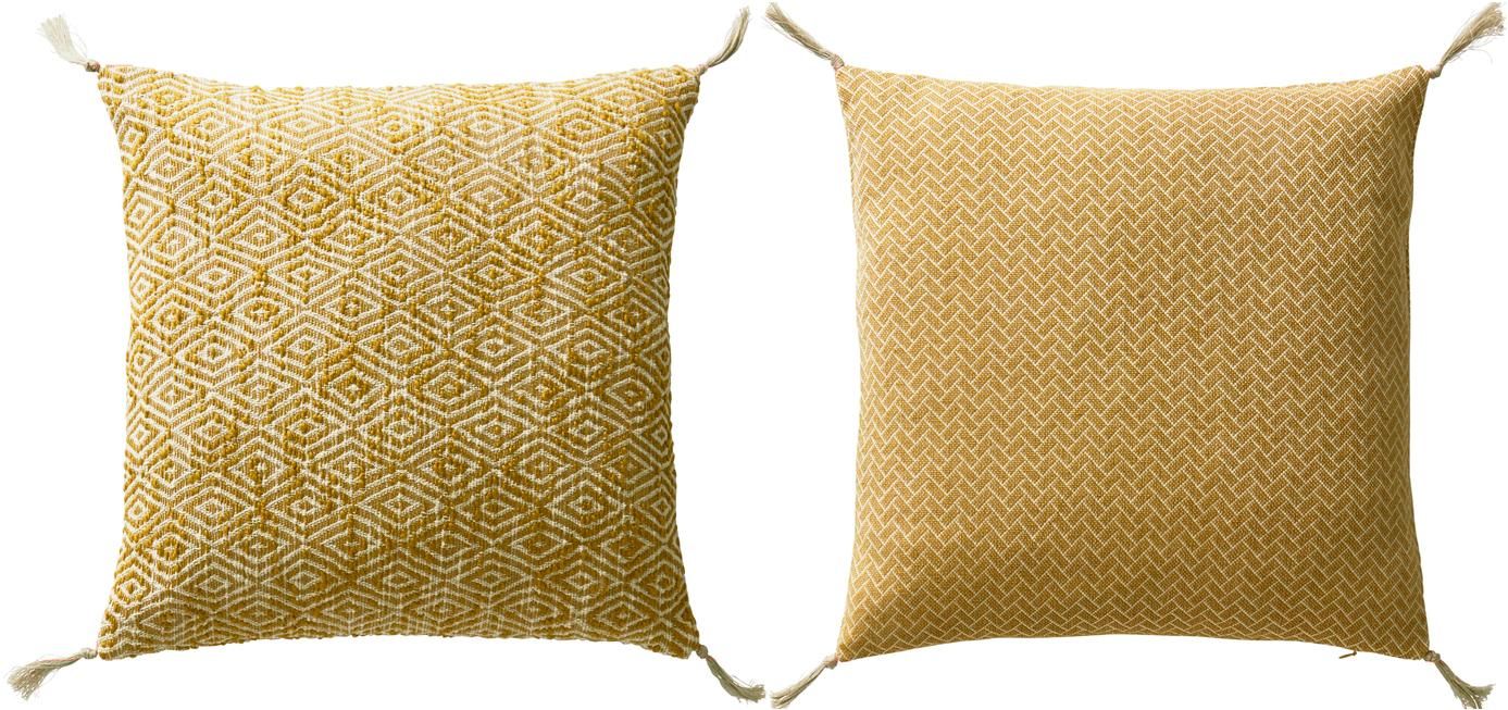 Set de fundas de cojines con borlas Fancy, 2 pzas. | WestwingNow Set de cojines caras distintas Sunny, 2 pzas. | WestwingNow